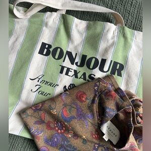 Sezane Felix Jumper Dana Print - Size XS